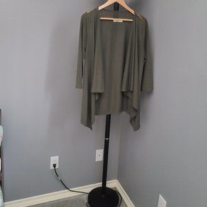 Asymmetrical Cardigan (Olive)